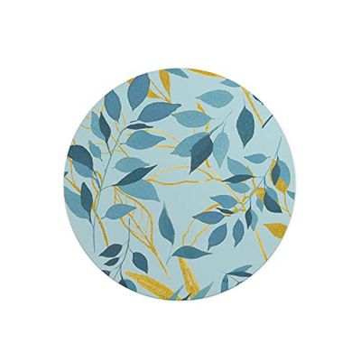 Questo Casa, Round Digital Printed Mouse Pad, Non-Slip Base, for Office and Home, Diameter:22cm