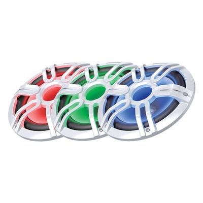 Pioneer UD-ME100LED Set di illuminazione a LED per tutte le stagioni per altoparlanti esterni TS-ME100WC e TS-ME100WS, illuminazione RGB, classe di protezione dall'acqua IPX7, classe di protezione UV