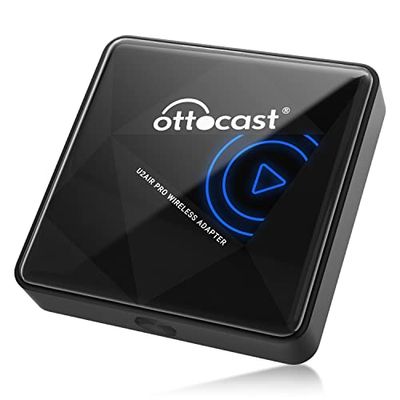 OTTOCAST CarPlay-Draadloze-Adapter-Wireless-Dongle, U2AIR Pro Apple CarPlay Dongl voor iPhone Plug Play Draadloze Applecarplay Compatibel met Bekabelde CarPlay-Functie in de Auto (Bouwjaar: 2016-2024)
