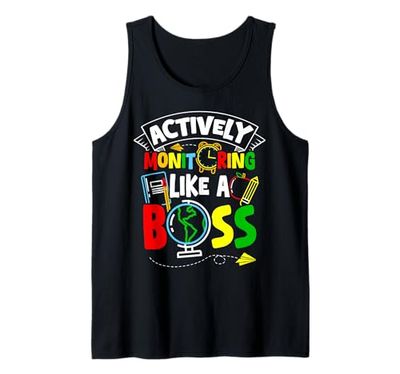 Actively Monitoring LIKE A Boss Actively Monitoring Boss Tank Top