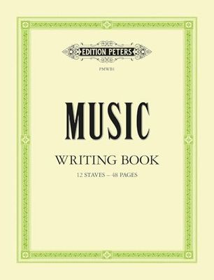 Peters Music Writing Book