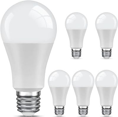 LEDYA Lampadina LED E27 13W(=100W), 806 Lumen Luce Branco 3000K, Lampadina a Risparmio Energetico A60, Non Dimmerabile, Nessuno Sfarfallio, Pacco da 6