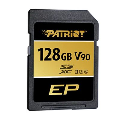 Patriot V90 SDXC UHS-II U3 klass 10 SD-kort 128 GB