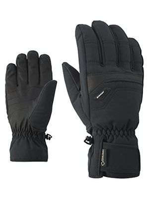 Ziener Glyn GTX Gore Plus Caldi, Modello Alpine, Guanti da Sci/Sport Invernali, Impermeabili, Traspiranti Uomo, Nero (Black), 7