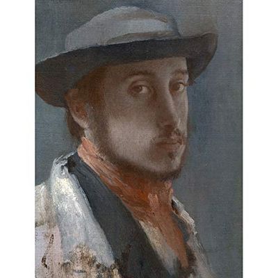Artery8 Edgar Degas Selfportrait Painting Unframed Wall Art Print Poster Home Decor Premium