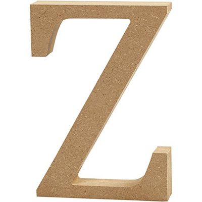 Letter, H: 8 cm, MDF, Z, 1pc