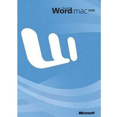 Microsoft Word 2008 for Mac, DVD, Upg, EN