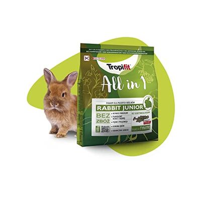 Tropifit Todo en 1 Rabbit Junior - Comida para Conejos pequeños