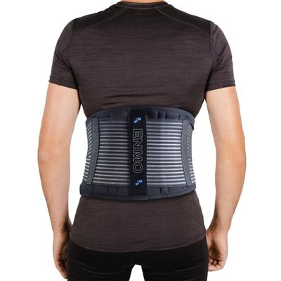 Enmo Max Back Support - L/XL, Support Belt, Back Braces For Lower Back Pain, Siatica Pain Relief, For Men And Women