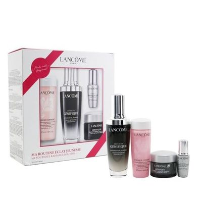 Lancome Set: Confort Lotion 50ml + Tonique Confort 50ml + Genifique Eye Cream 5ml + Serum 5ml + Cream 15ml