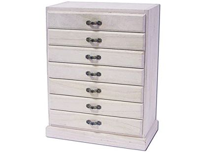 INNSPIRO Cajonera sobremesa Madera de balsa 7 cajones 25x13x33cm, 221