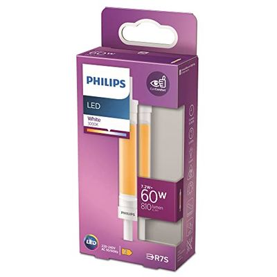 Philips LED-lamp - neutraal wit licht - 60 W - R7S - 118 mm - Energiezuinig - Buisvormige steeklamp