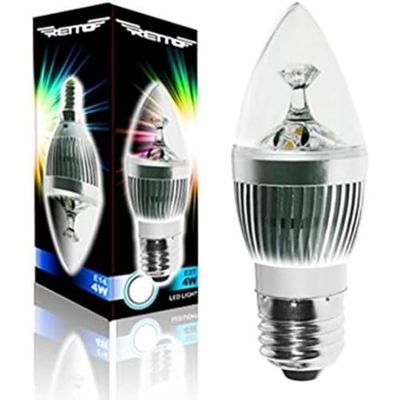 Retto Lampadina Candela LED E27 3 W Luce Fredda 350 lumen/color6500 K/220 V