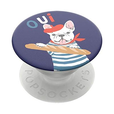 PopSockets PopGrip - Supporto e Impugnatura per Telefoni Cellulari e Tablet con un Top Intercambiabile - Frenchie