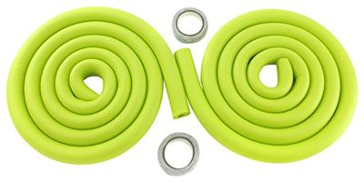 HIMRY 4 Metres (2 x 2 M) U-shaped glass table edge protection thicken baby safety, shock protection table furniture edge, sponge cushion, child-safe edge protection, anti-collision bumper, green KXD7003 green