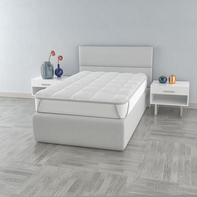 Sogni e Capricci Fancy Topper, Small Double, White