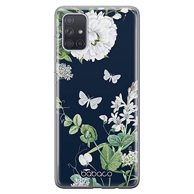ERT GROUP mobiel telefoonhoesje voor Samsung A71 5G origineel en officieel erkend Babaco patroon Flowers 032 optimaal aangepast aan de vorm van de mobiele telefoon, hoesje is gemaakt van TPU