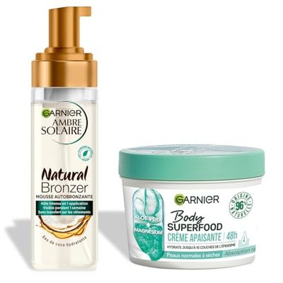 Garnier Skin Active - Lot De 3 Masques Tissu - Hydratation, Éclat & Anti-Fatigue - Glycérine, Menthol, Acide Hyaluronique & Vitamine C - Vegan & Cruelty Free - 2 Masques Visage & Patchs Yeux