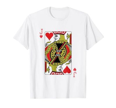Jack di cuori che gioca a carte da poker Maglietta