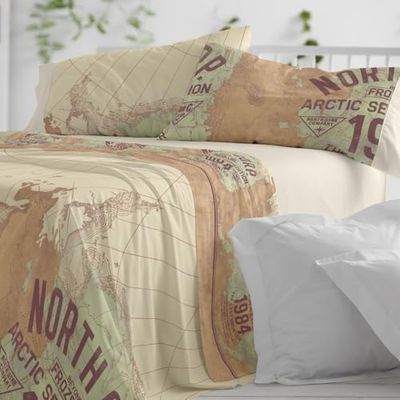 Burrito Blanco | Lakanset | 105 cm säng (+tillgängliga storlekar) | Design 101 | Jordfärg (105x190/200 cm)