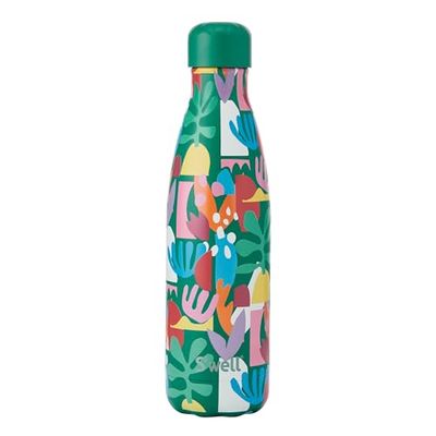 S'well - Borraccia in acciaio inox, 500 ml, motivo: ritagli di carta, contenitore isolati sottovuoto a triplo strato, mantiene le bevande fredde per 36 ore e calde per 18