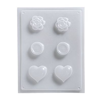 Rayher 36051000 gieà form ¯: Décoration knà€ufe bois transparent 3.15 x 2.2 x 0.15 cm