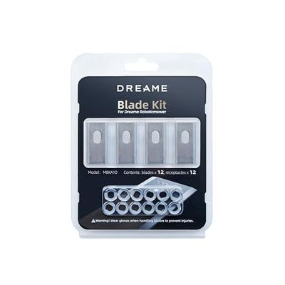 dreame Lame di Ricambio per Robot Tosaerba, Robot Tosaerba A1, Kit di Lame di Rapido Stacco, Acciaio SK5, 12 Pezzi/Kit