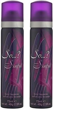 So…? Sinful Body Fragrance 75ml (Pack of 2)