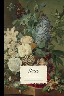 Notes: Lined Notebook Journal with Classical Vintage Art Aesthetic Design, 6x9, Ruled, 120 Premium Pages, 645