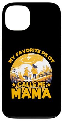 My favorite Pilot calls me Mama Mother's Day Family Love Case for iPhone 13