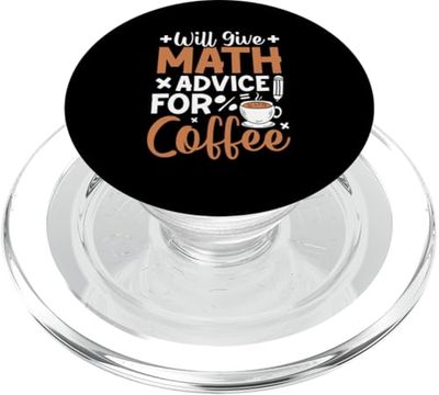 Dará consejos matemáticos para el café PopSockets PopGrip para MagSafe