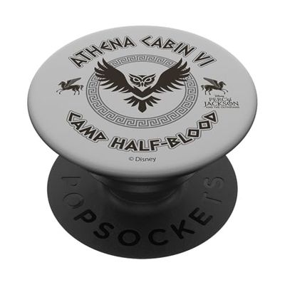 Disney Percy Jackson and the Olympians Athena Cabin Vl Badge PopSockets PopGrip Interchangeable