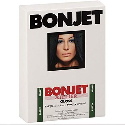 BONJET Atelier glänsande 13 x 18 cm 300 g 100 ark