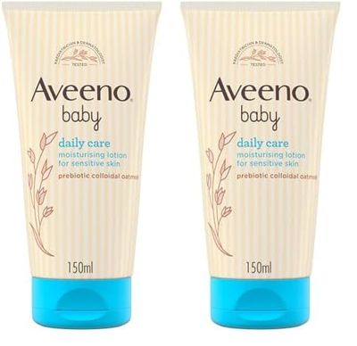 AVEENO Baby Daily Care Moisturising Lotion, 150 ml (Pack of 2)
