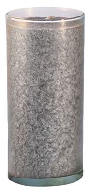 Palm Light 4041678003494 Bougie, Hauteur env. 14 cm, Unique, Gris Beige