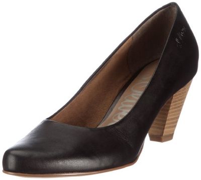 s.Oliver dames casual pumps, zwart zwart 1, 37 EU