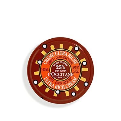 L'Occitane Shea Chestnut Body Cream, Holiday Collection, Nourish & Soften Skin 3.4 Oz