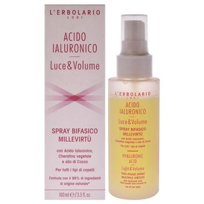 L'Erbolario Ácido hialurónico em 2 fases, spray de cuidado de 100 ml