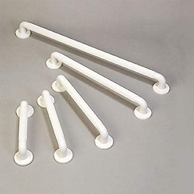 Homecraft Moulded Fluted Grab Rail, Durable PVC Safety Rail and Mobility Aid for Bathroom for Elderly, Disabled and Handicapped Users, Indoor and Outdoor Attachment, 61cm