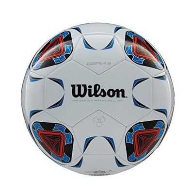 Wilson, Pallone da calcio, Copia II, Misura 3, Bianco/Blu, Per bambini, 3-8 anni, WTE9210XB03