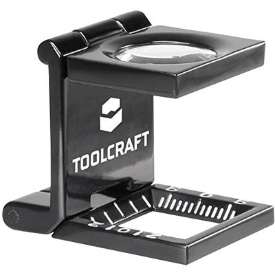 TOOLCRAFT 1505088 Dradenteller Vergrotingsfactor: 10 x Lensgrootte: (Ø) 14 mm