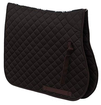 Rhinegold Chiffon de Selle matelassé en Coton, 0, Marron, Poney