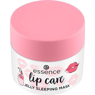 Essence Cosmetics Lip Care Jelly Sleeping Mask, Läppmask, Återfuktande, Regenererande, Vårdande, Gelé, 8 g