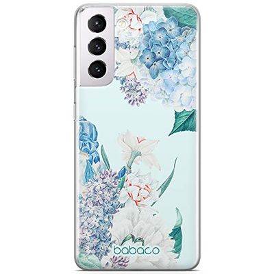ERT GROUP mobiltelefonfodral för Samsung S21 PLUS originalt och officiellt licensierat Babaco mönster Flowers 027 optimalt anpassad till formen på mobiltelefonen, fodral tillverkad av TPU-plast
