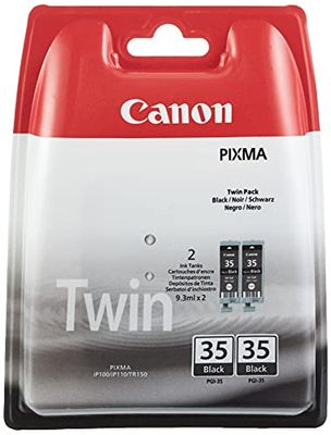 Canon PGI-35 TWIN Pack de 2 cartouches (2x Noir) Certifié Canon (Plastique Obsolète 2018)