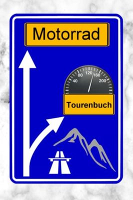 Motorrad Tourenbuch Reisetagebuch Motorradtouren Motorradurlaub Routen Logbuch Quad Fotoalbum Biker Reise Passstraßen Tagebuch Geschenkidee ... /in Moped Trike Bike Roller Marmor 01