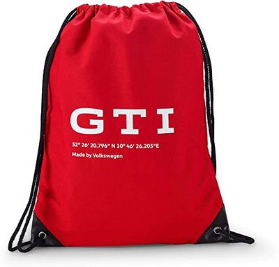VW Volkswagen 5HV087318A Sac de Gym Motif GTI Rouge