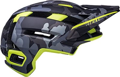 Bell Bike Unisex – Super Air Spherical cykelhjälmar för vuxna, matta camo/Hi-Viz, L
