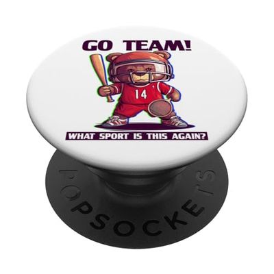 Impresionante disfraz deportivo universitario para los amantes del equipo Go PopSockets PopGrip Adhesivo