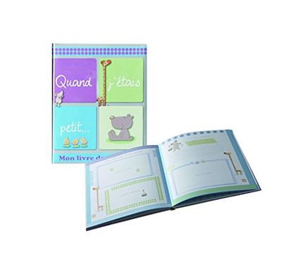 PMP Livre de Naissance Imprimée Quand J'Etais Petit Multicolore